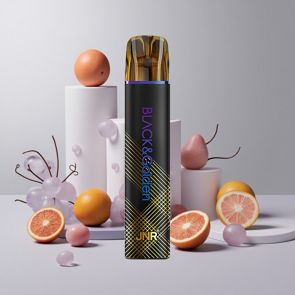 Hroznový ľad JNR Black&Golden 600+200 Puffs 550mAh Batéria veľkoobchod Slovensko