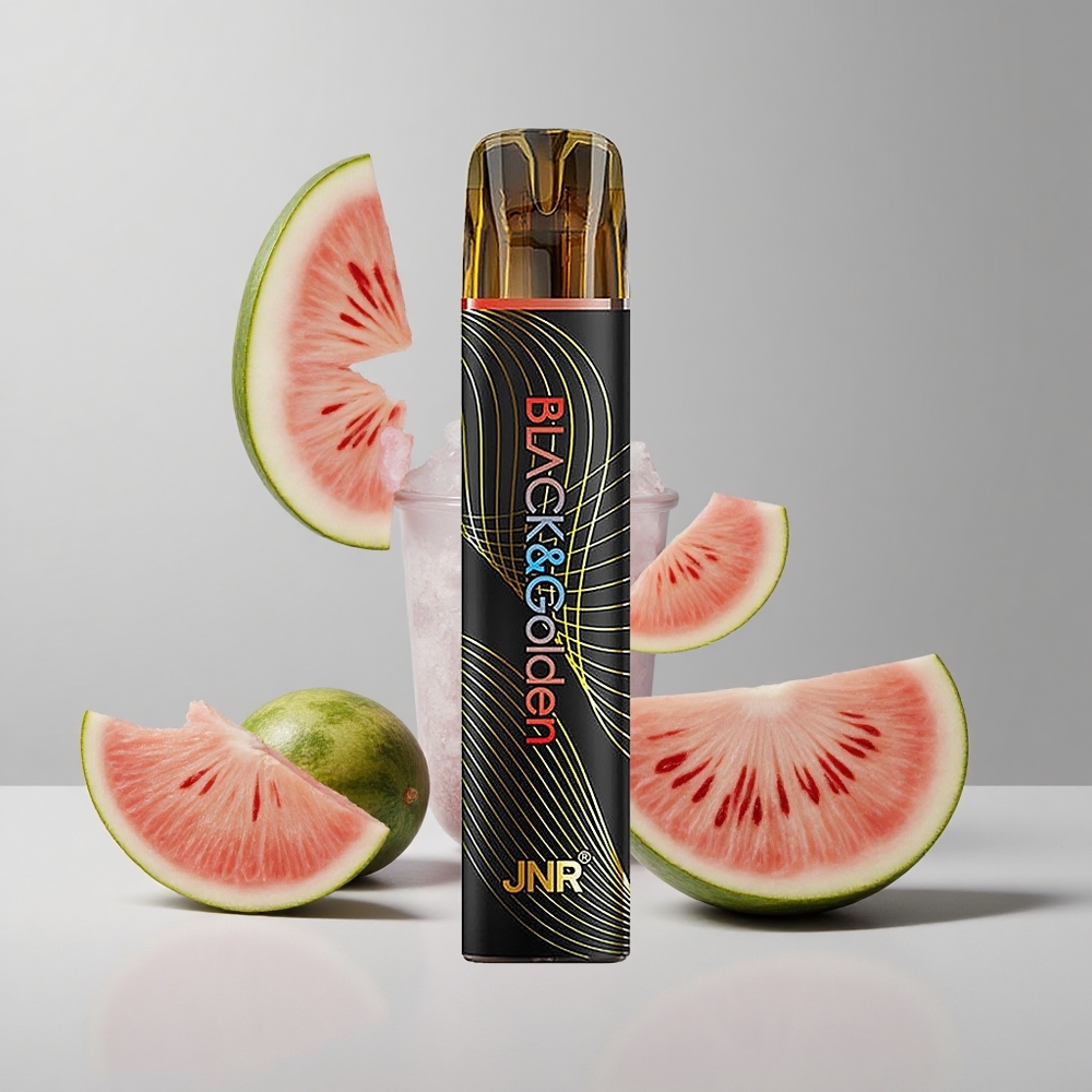 Melónový ľad JNR Black&Golden 600+200 Puffs 550mAh Batéria veľkoobchod Slovensko