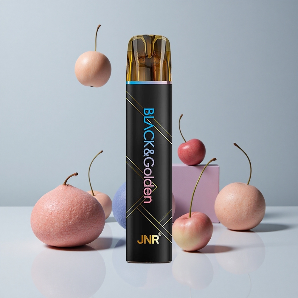 Modrá Malina Čerešňa JNR Black&Golden 600+200 Puffs 2ml veľkoobchod Slovensko