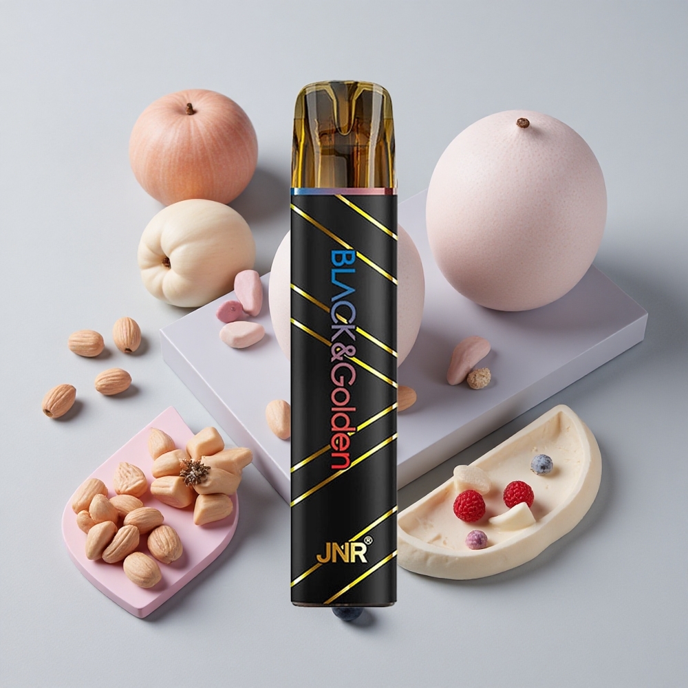 Čučoriedka-Kyslá Malina JNR Black&Golden 600+200 Puffs 550mAh Batéria 2ml E-Kvapalina veľkoobchod Slovensko