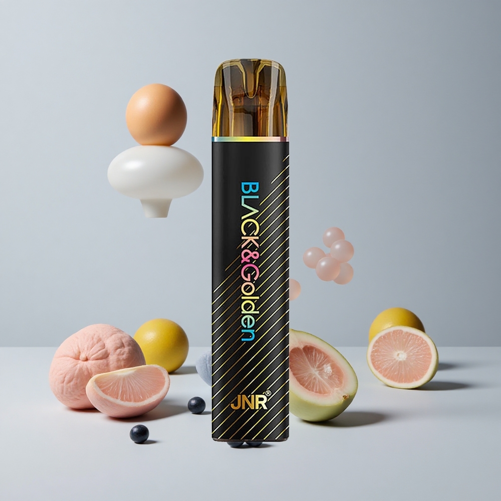 Čučoriedková žuvačka JNR Black&Golden 600+200 Puffs 2ml E-Liquid Kapacita veľkoobchod Slovensko