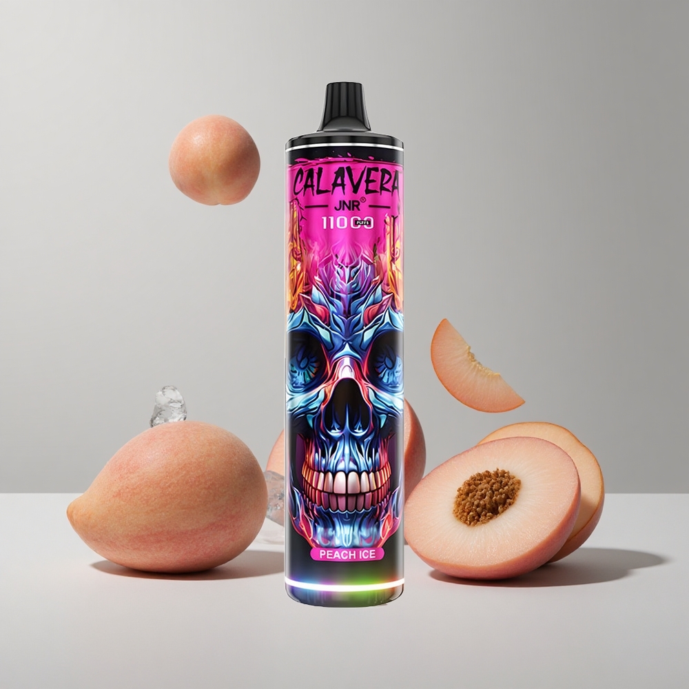 Broskyňa ľad JNR Calavera 11000 Puffs Typ-C nabíjanie 21ml Kapacita veľkoobchod Slovensko