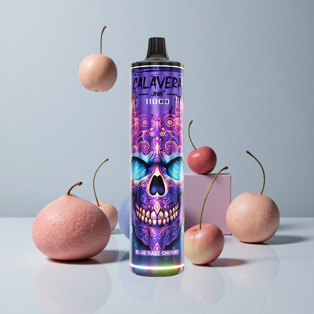 Modrá Malina Čerešňa JNR Calavera 11000 Puffs 850 mAh Batéria 21ml Náplň veľkoobchod Slovensko