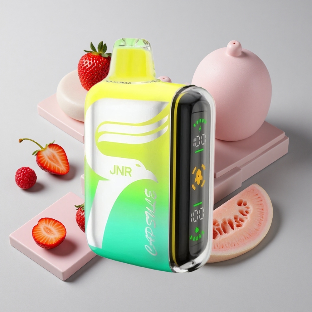 Jahoda Malina Čerešňa JNR Capsule 15000 Puffs 850mAh Batéria 20ml Tekutina veľkoobchod Slovensko