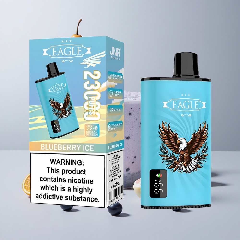 Boruvkový ľad JNR EAGLE Smart 23000 Puffs Digitálny displej Nastaviteľný prietok vzduchu veľkoobchod Slovensko