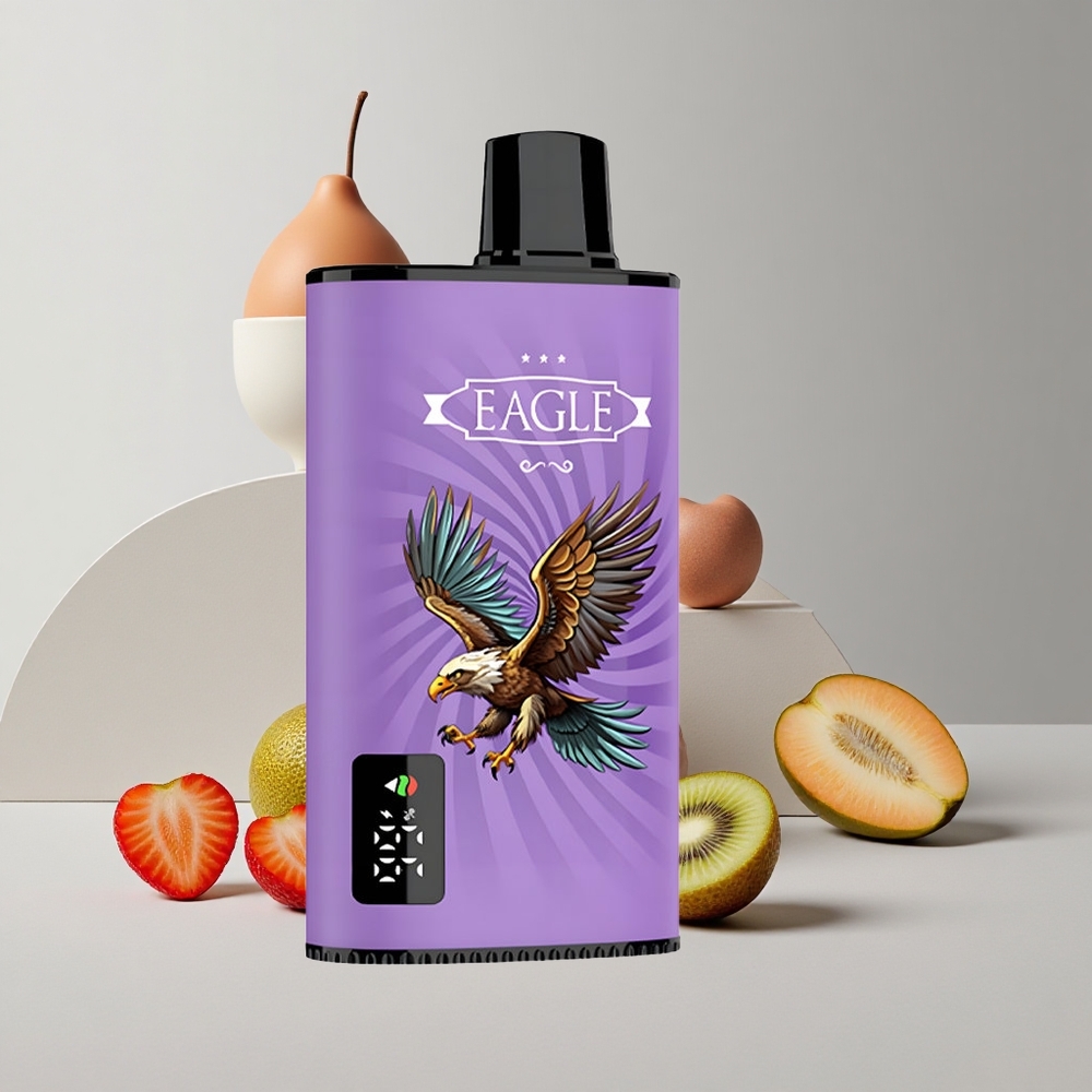 Jahoda Kivi JNR EAGLE Smart 23000 Puffs Digitálny Displej Nastaviteľný Prietok Vzduchu veľkoobchod Slovensko