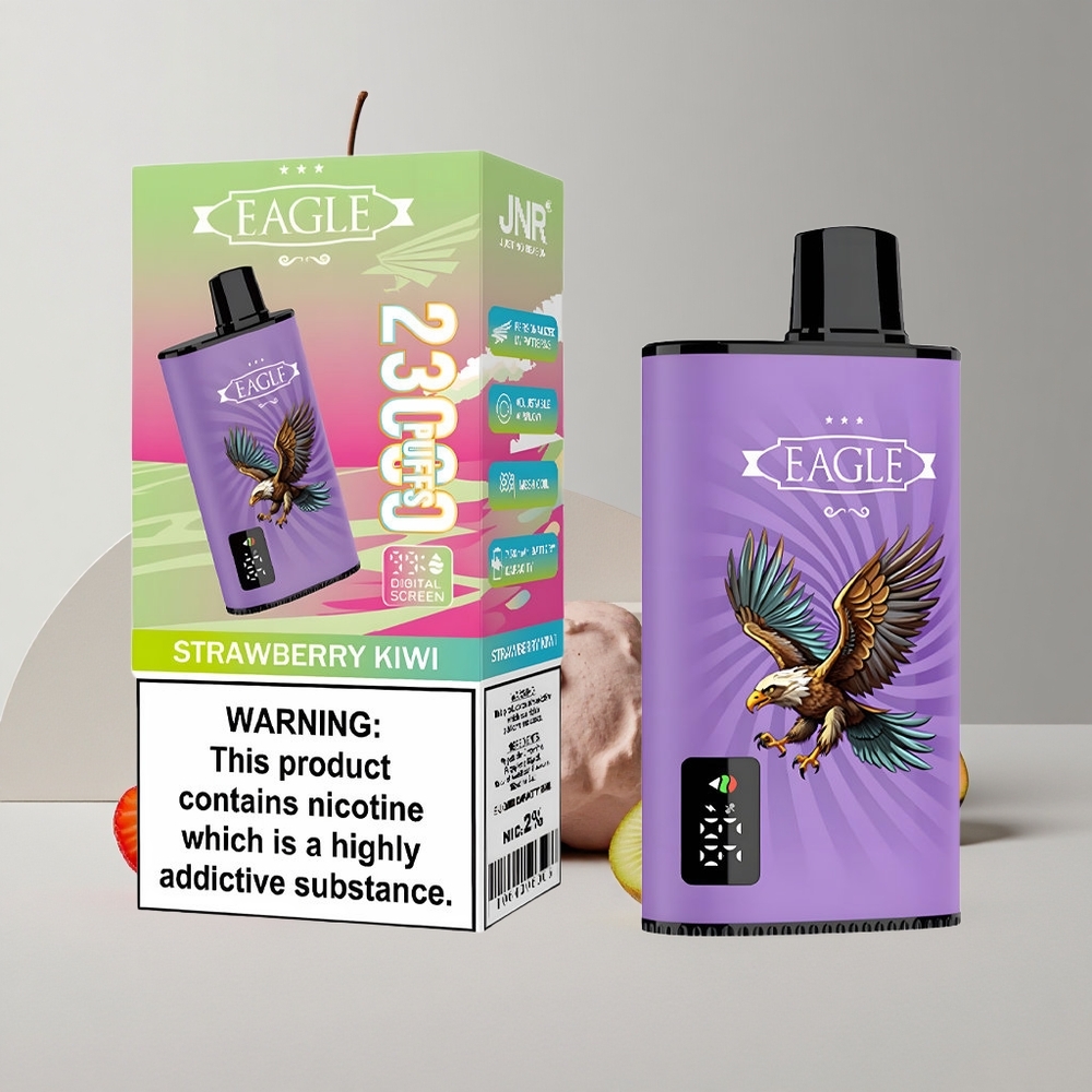 Jahoda Kivi JNR EAGLE Smart 23000 Puffs Digitálny Displej Nastaviteľný Prietok Vzduchu veľkoobchod Slovensko