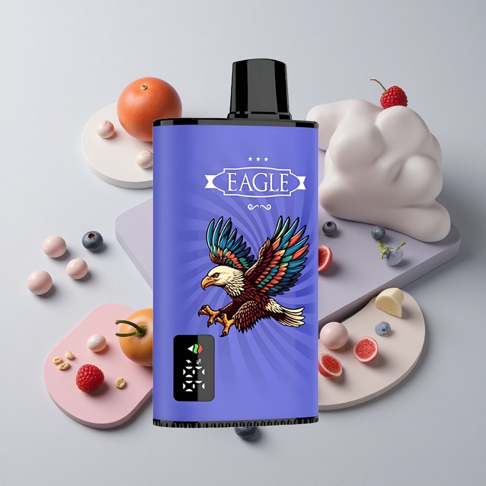 Čučoriedka Malina Čerešňa JNR EAGLE Smart 23000 Puffs Digitálny Displej Nastaviteľný Prietok Vzduchu veľkoobchod Slovensko