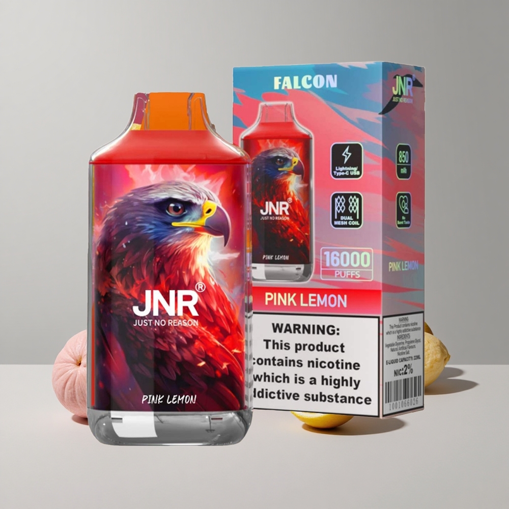Ružová Limonáda JNR Falcon 16000 Puffs 850 mAh 22ml veľkoobchod Slovensko