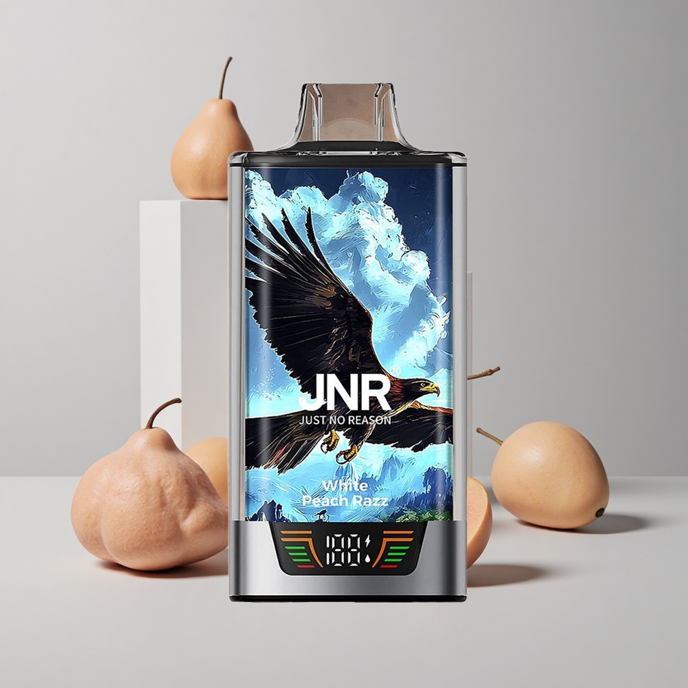 Biela broskyňa malina JNR Falcon Pro 28000 Jednorazové Vape 28000 šlukov 30ml predplnená kapacita veľkoobchod Slovensko
