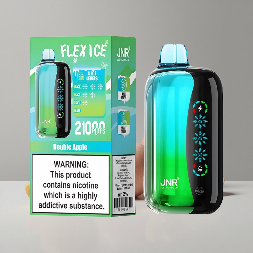 Dvojitá Jablko JNR Flex Ice 21000 Puffs Nastaviteľný Ľad veľkoobchod Slovensko