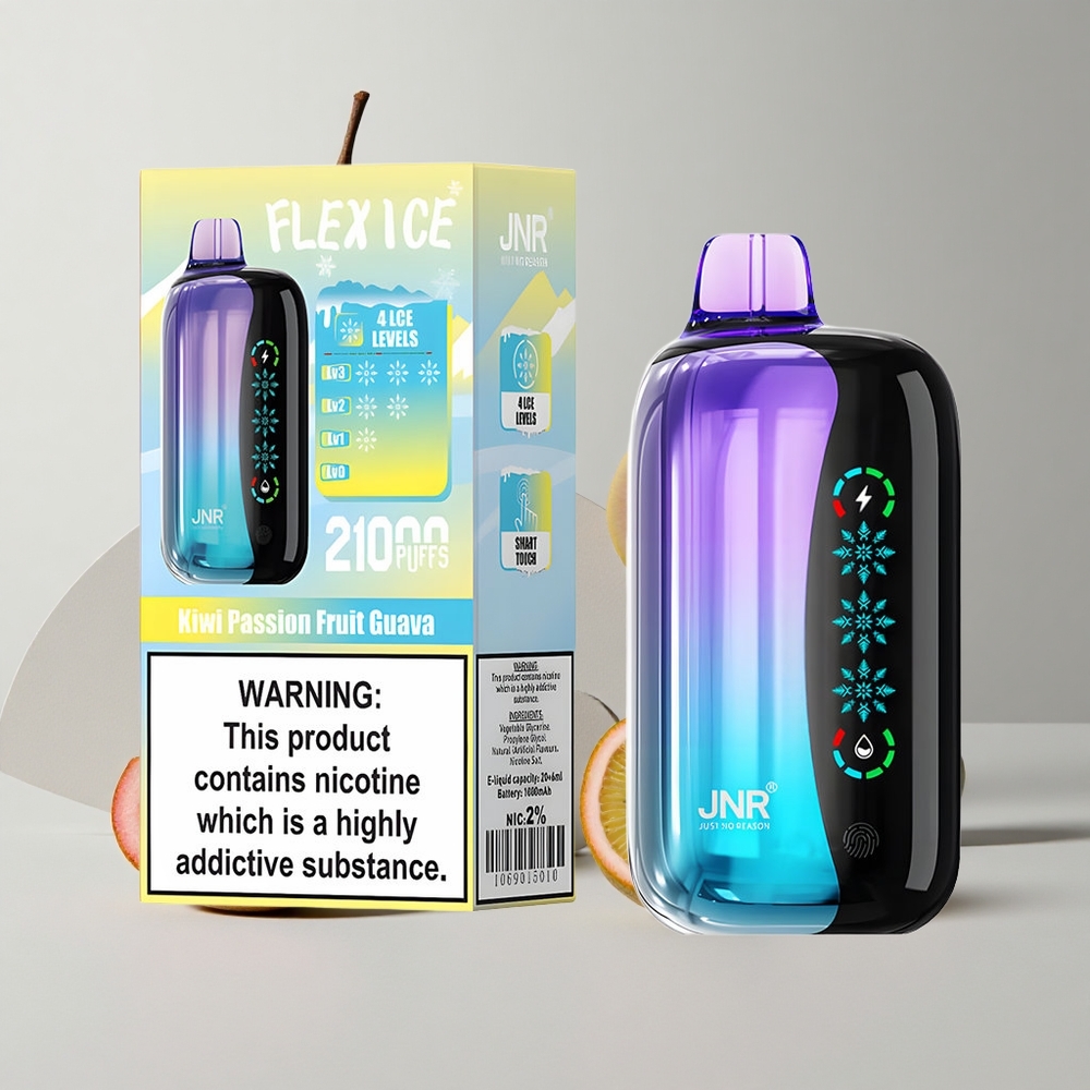 Kiwi Maracuja Guava JNR Flex Ice 21000 Puffs Nastaviteľný Ľad veľkoobchod Slovensko