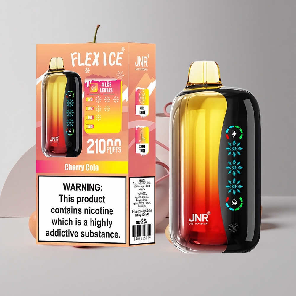 Čerešňová Kola JNR Flex Ice 21000 Puffs Nastaviteľný ľad veľkoobchod Slovensko