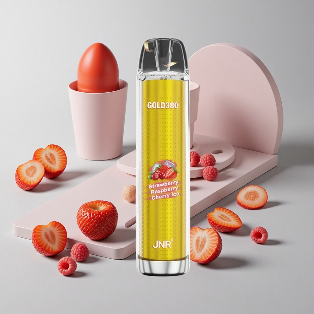 Jahoda Malina JNR Glod380 6000 Puffs 1500mAh Batéria 13ml Kapacita E-Kvapaliny veľkoobchod Slovensko