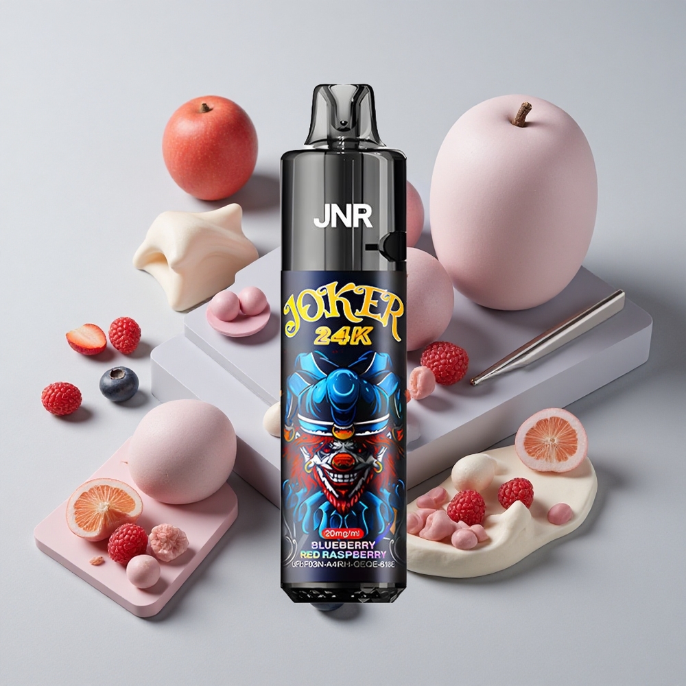 Boruvka Červená Malina JNR Joker 24K Puffs 800mAh Batéria Typ-C Nabíjanie veľkoobchod Slovensko