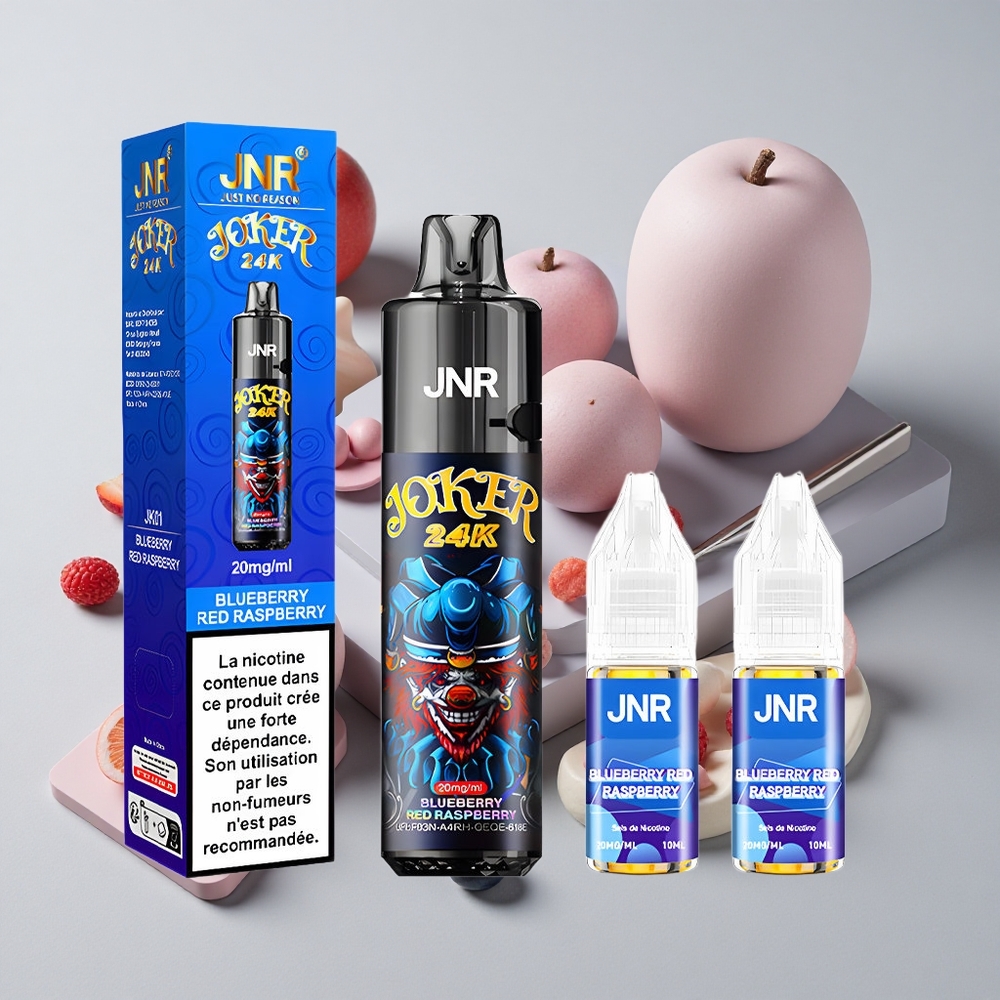 Boruvka Červená Malina JNR Joker 24K Puffs 800mAh Batéria Typ-C Nabíjanie veľkoobchod Slovensko