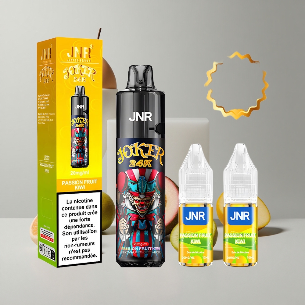 Marhuľa Kiwi JNR Joker 24K Puffs 2% nikotín Typ-C nabíjanie veľkoobchod Slovensko