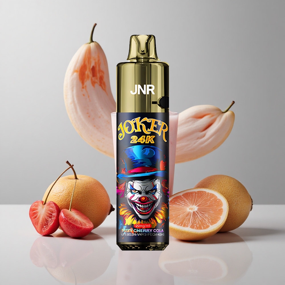 Šumivá čerešňová kola JNR Joker 24K Puffs 24000 Puffs Refillable Pod 800mAh batéria veľkoobchod Slovensko