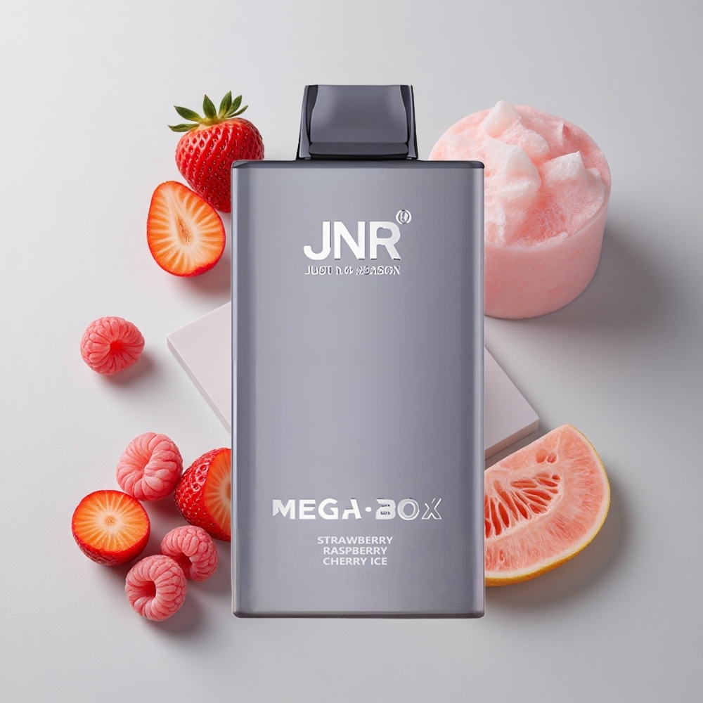 Jahoda Malina Čerešňa Ľadová JNR Mega Box 25000 Puffs 30ml Kapacita E-liquidu veľkoobchod Slovensko