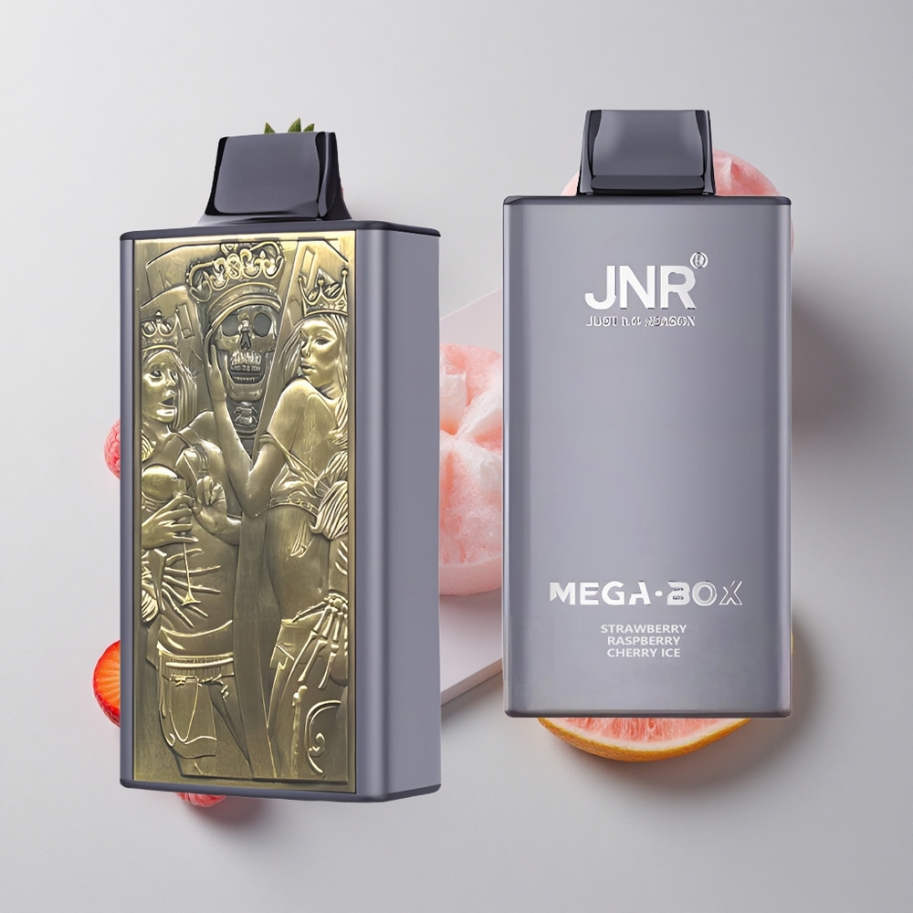 Jahoda Malina Čerešňa Ľadová JNR Mega Box 25000 Puffs 30ml Kapacita E-liquidu veľkoobchod Slovensko
