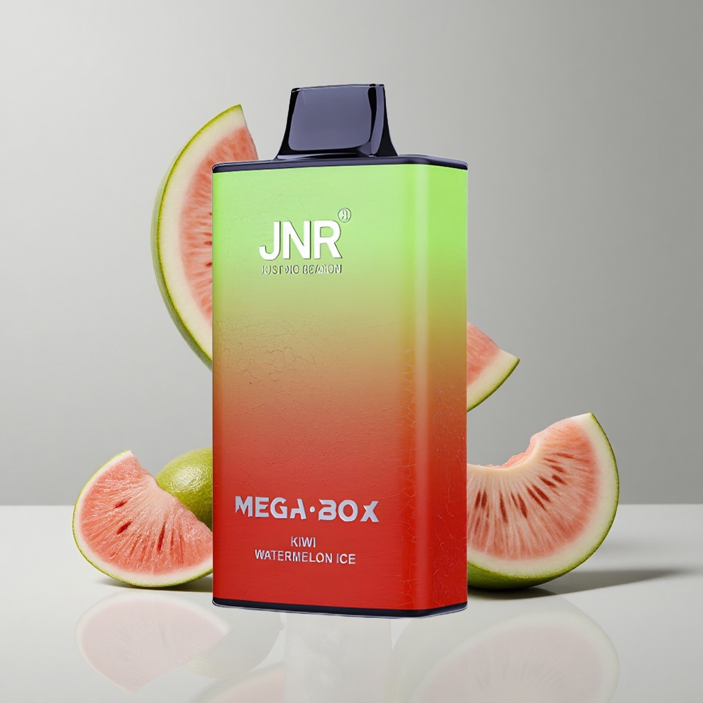 Kiwi Arbuzový ľad JNR Mega Box 25000 Puffs 30ml Kapacita E-kvapaliny Dual Mesh Coil & Dual Core veľkoobchod Slovensko