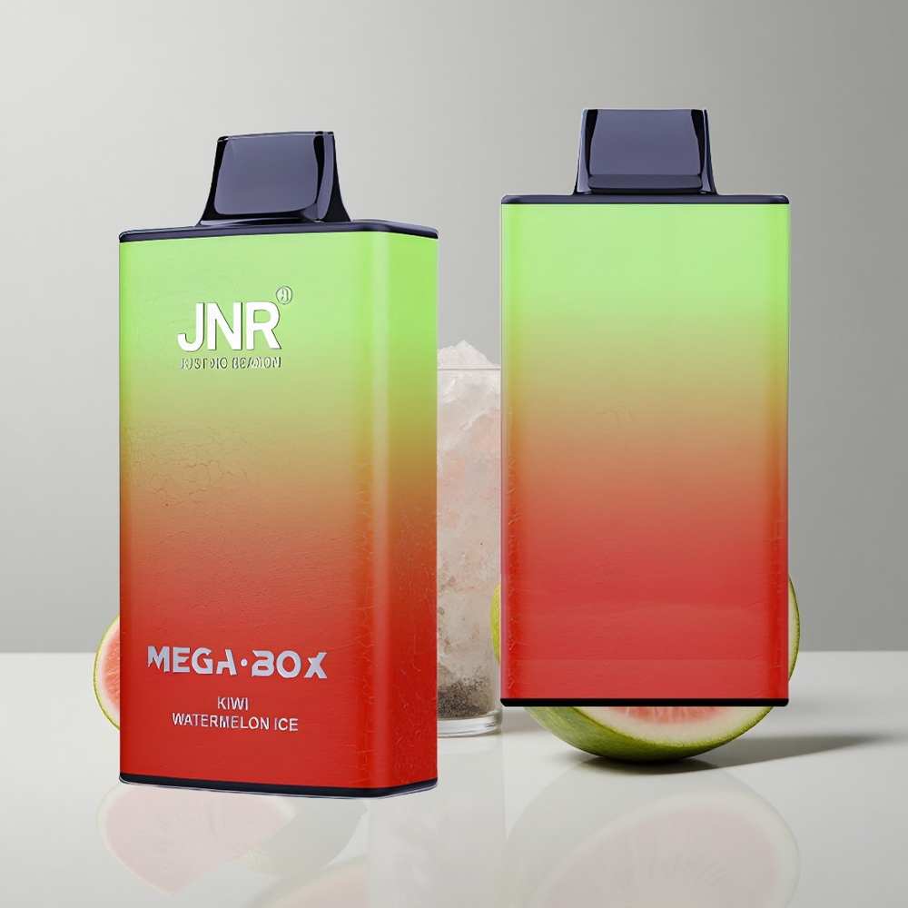 Kiwi Arbuzový ľad JNR Mega Box 25000 Puffs 30ml Kapacita E-kvapaliny Dual Mesh Coil & Dual Core veľkoobchod Slovensko