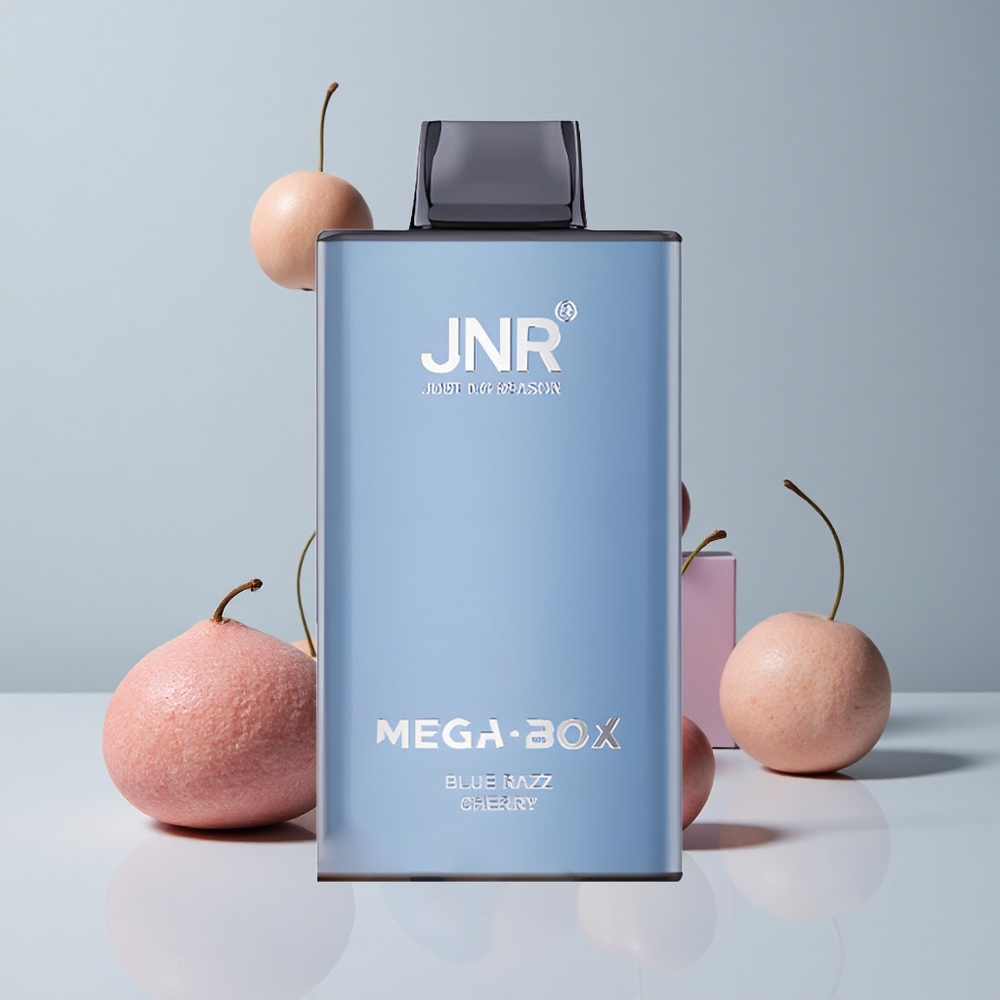 Modrá Malina Čerešňa JNR Mega Box 25000 Fajčiek 30ml Kapacita Tekutiny veľkoobchod Slovensko