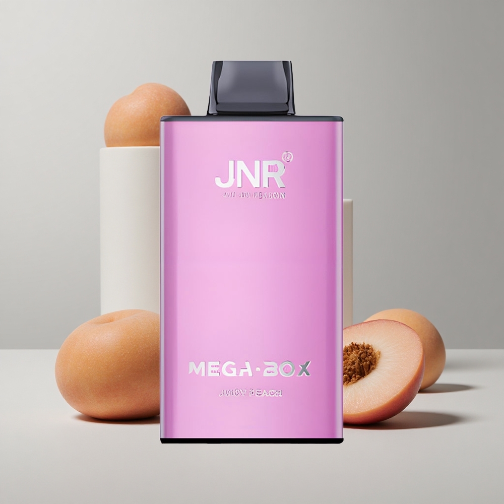 Šťavnatá Broskyňa JNR Mega Box 25000 Puffs 30ml Kapacita E-kvapaliny Dual Mesh Coil & Dual Core veľkoobchod Slovensko