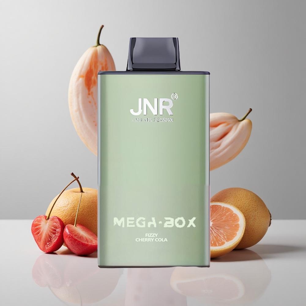 Šumivá Čerešňová Kola JNR Mega Box 25000 Fajčiek 30ml Kapacita E-kvapaliny veľkoobchod Slovensko