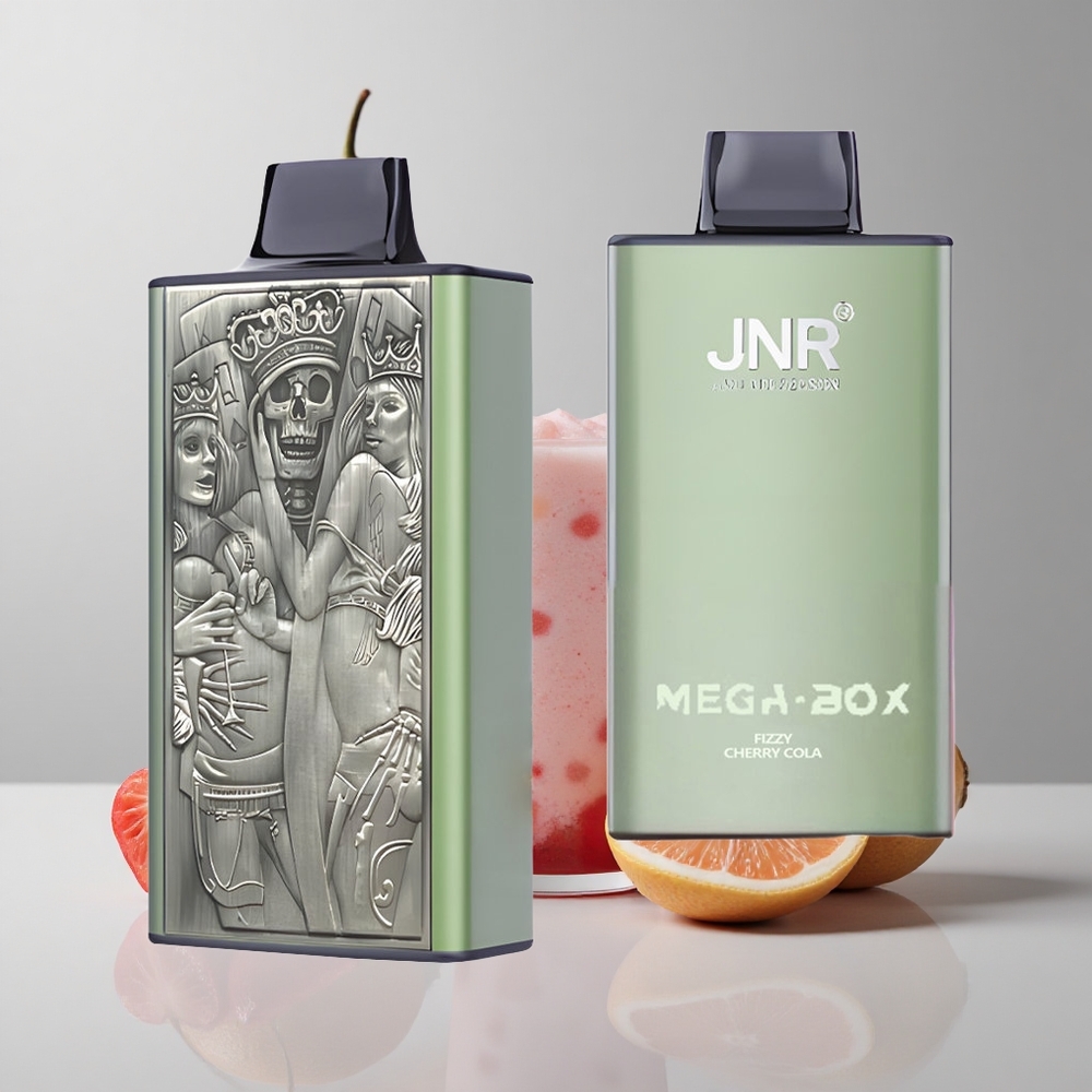 Šumivá Čerešňová Kola JNR Mega Box 25000 Fajčiek 30ml Kapacita E-kvapaliny veľkoobchod Slovensko