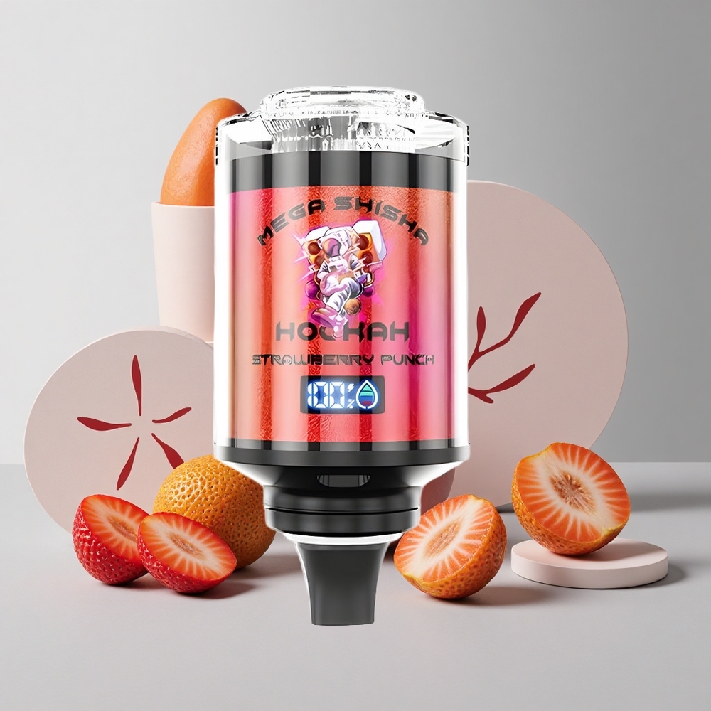 Jahodový Punč JNR Mega Shisha Hookah 100000 Puffs Batéria 2200mAh veľkoobchod Slovensko