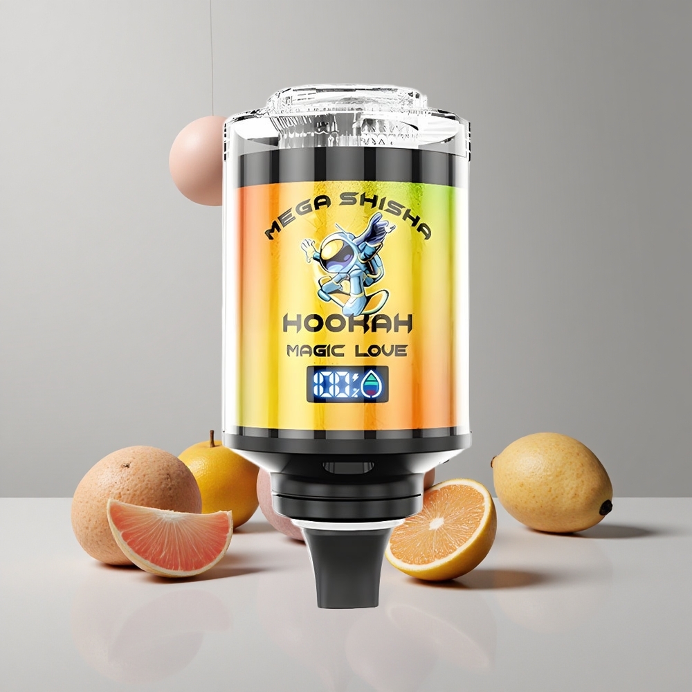 Kúzlo lásky JNR Mega Shisha Hookah 100K 60ml Kapacita 2200mAh Batéria veľkoobchod Slovensko