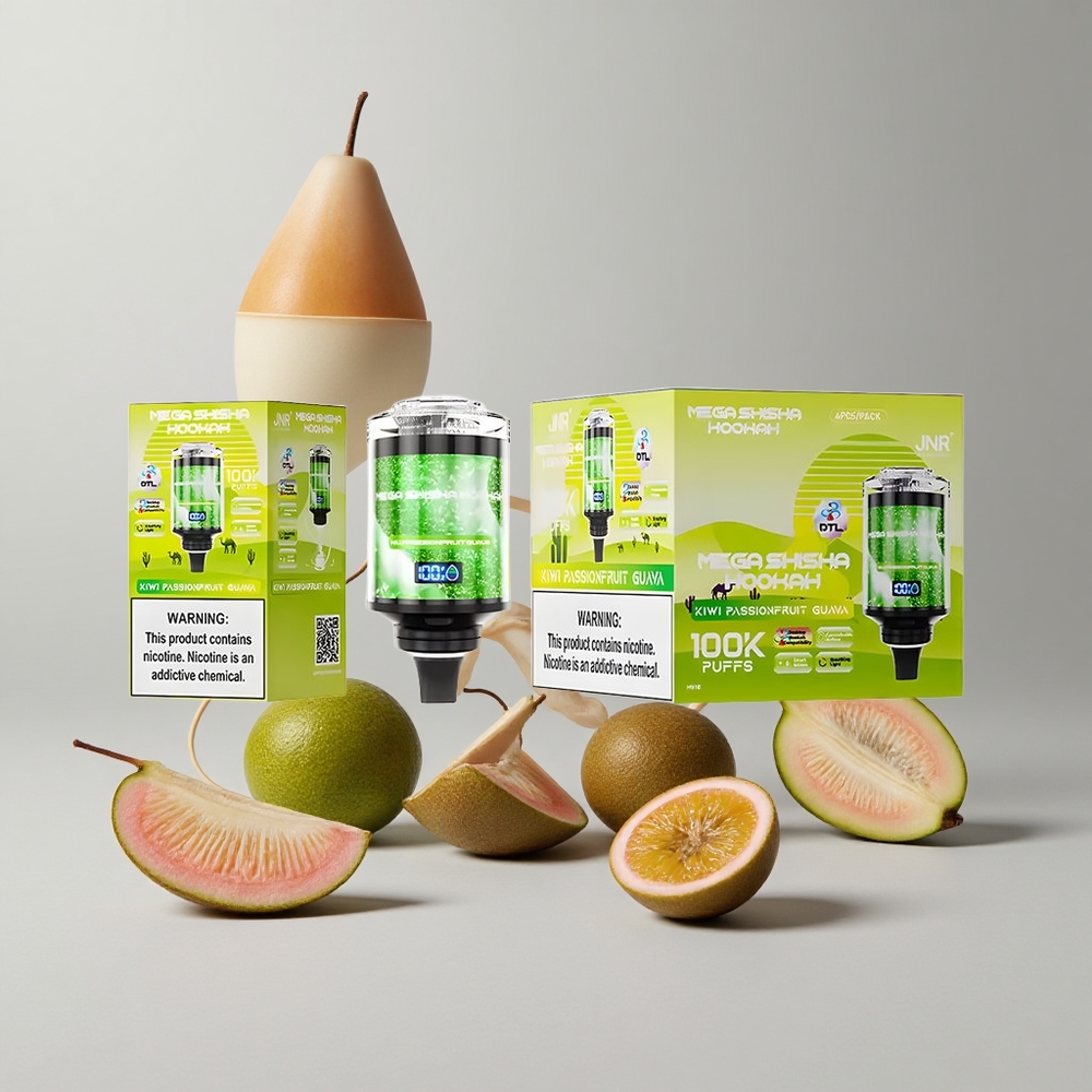 Kiwi Maracuja Guava JNR Mega Shisha Hookah 100K nátery Interaktívny inteligentný displej veľkoobchod Slovensko
