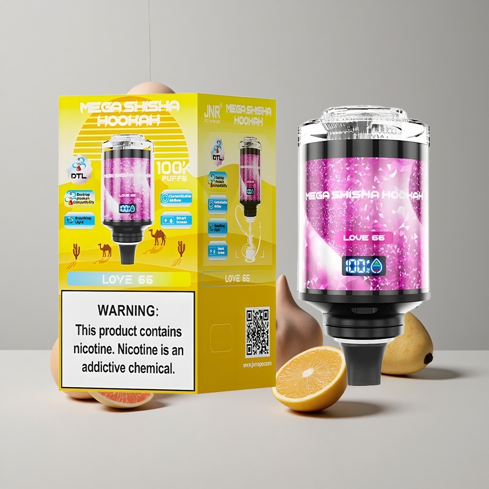 Láska 66 JNR Mega Shisha Hookah 100K 60ml Kapacita Batérie 2200mAh veľkoobchod Slovensko