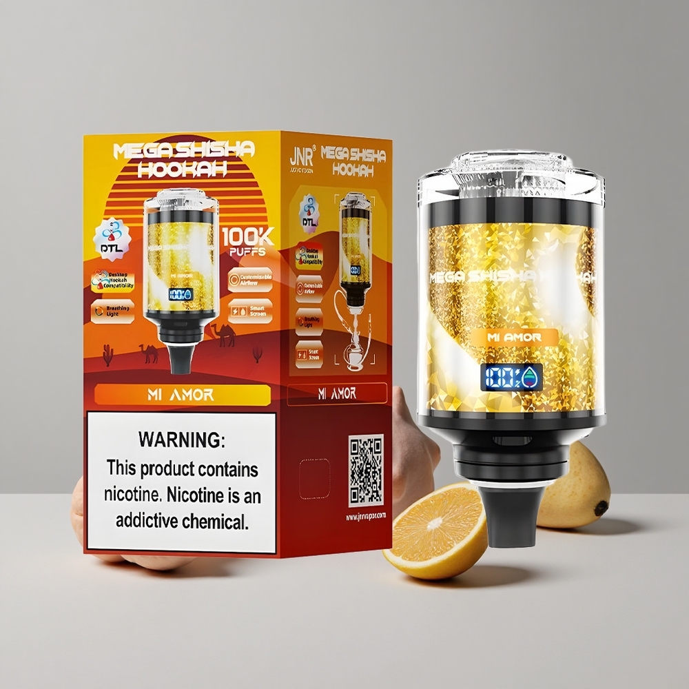 Mi Amor JNR Mega Shisha 100K nápojov Batéria 2200mAh veľkoobchod Slovensko