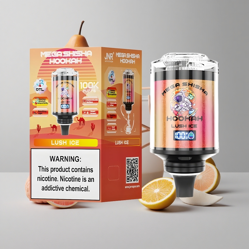 Ľadovo Mätový JNR Mega Shisha Hookah 100K Náplň 60ml veľkoobchod Slovensko