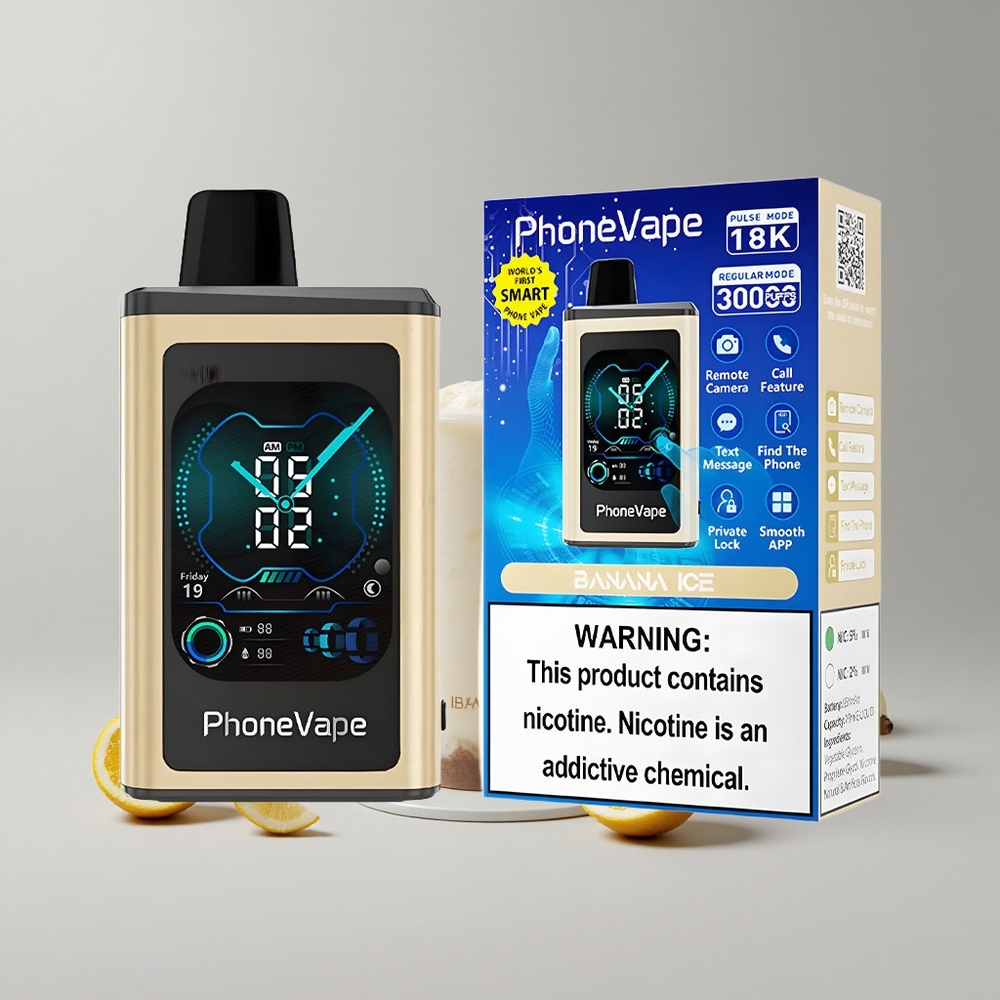 Banánový ľad JNR PhoneVape 30000 Puffs Typ-C Nabíjateľný Turbo Režim veľkoobchod Slovensko