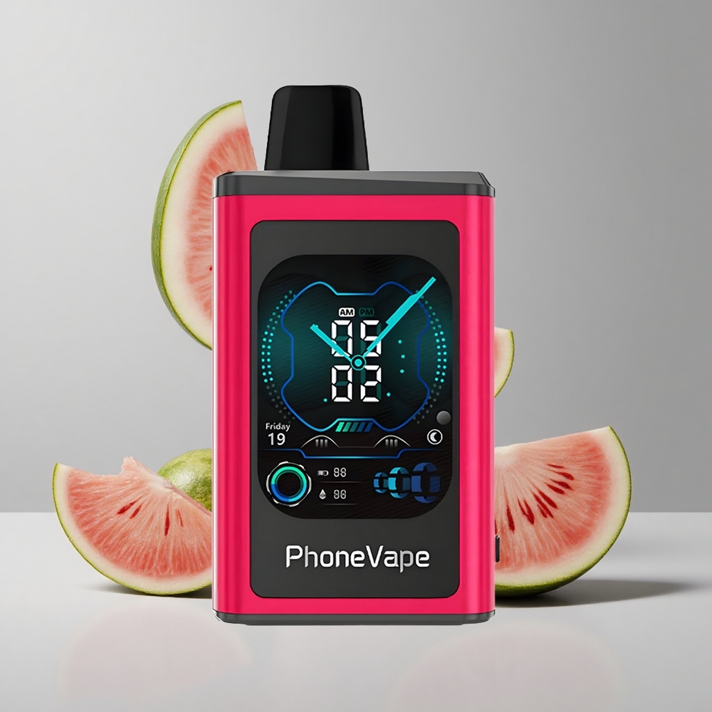 Melónový ľad JNR PhoneVape 30000 Puffs Typ-C dobíjateľná batéria Turbo režim veľkoobchod Slovensko