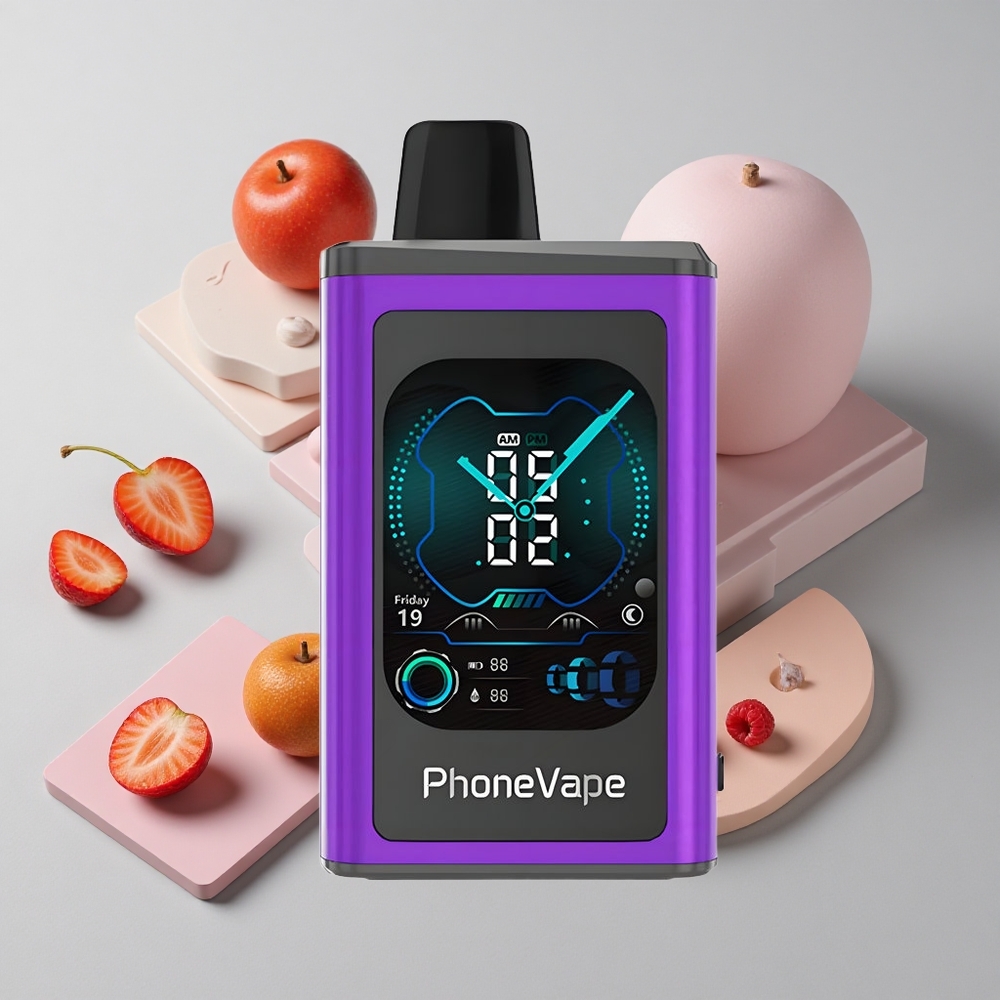 Čerešňa Jahoda Malina JNR PhoneVape 30000 Puffs Nabíjateľná Batéria Turbo Režim veľkoobchod Slovensko