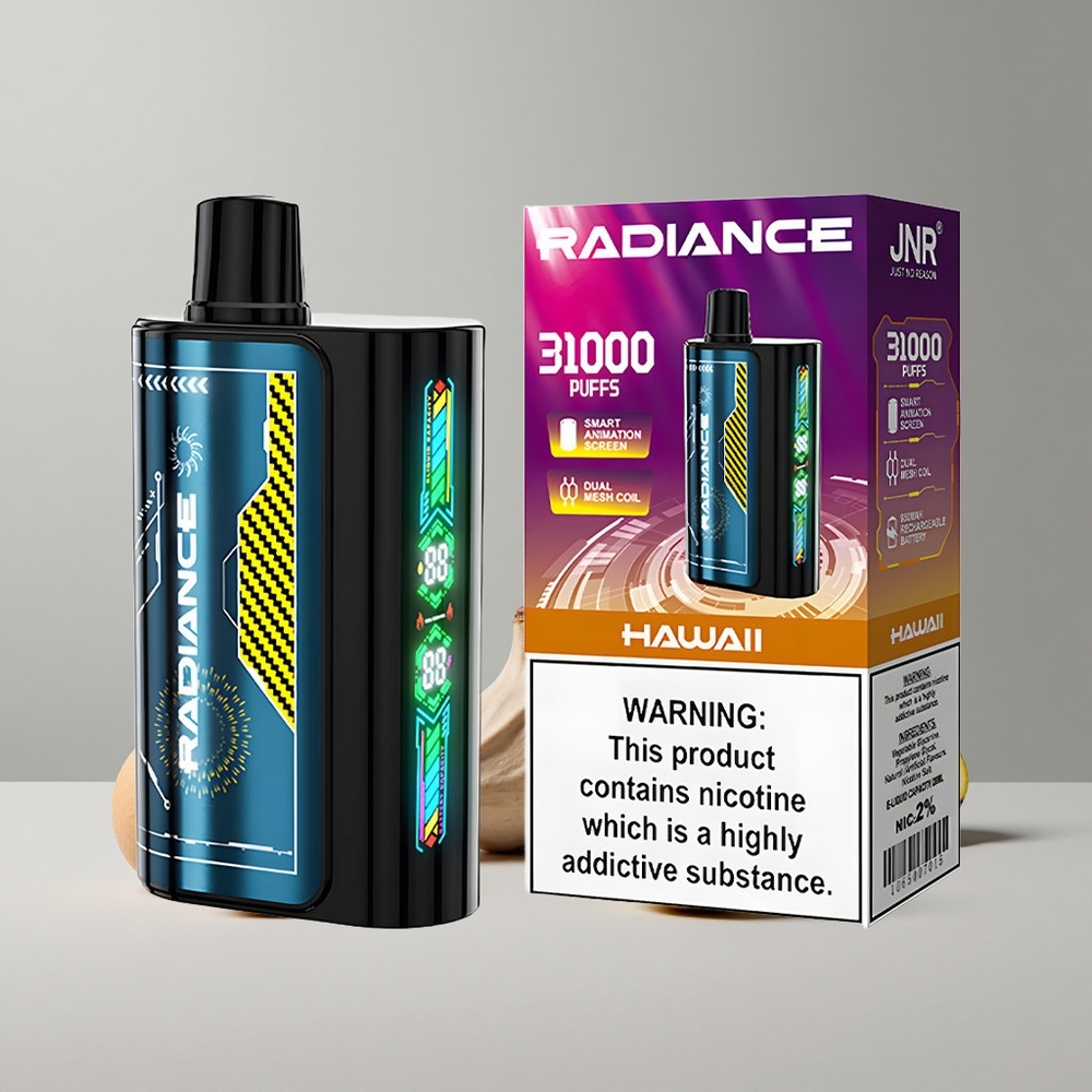 Havaj JNR Radiance 31000 Puffs Jednorazové Vape 28ml Tekutina a 950 mAh Batéria veľkoobchod Slovensko
