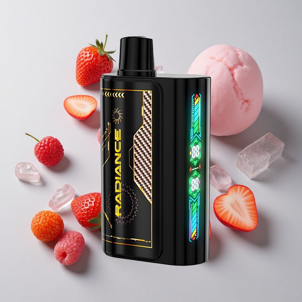 Jahoda Malina Čerešňový ľad JNR Radiance 31000 Puffs 28ml E-kvapalina veľkoobchod Slovensko