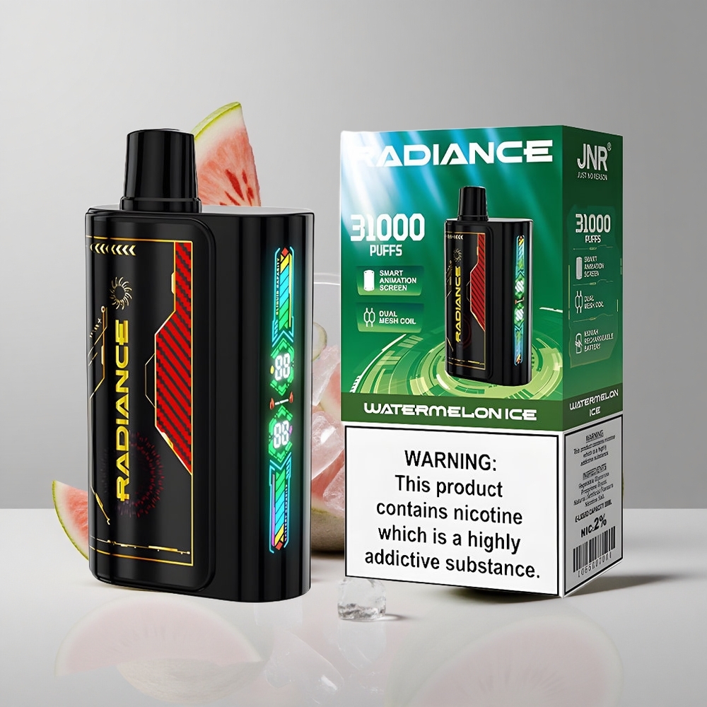 Melónový ľad JNR Radiance 31000 Puffs Dual Mesh Cievka veľkoobchod Slovensko