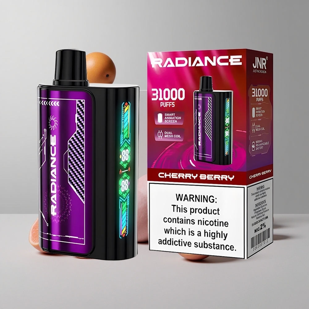 Višňová Bobuľa JNR Radiance 31000 Puffs Dual Mesh Cievka veľkoobchod Slovensko