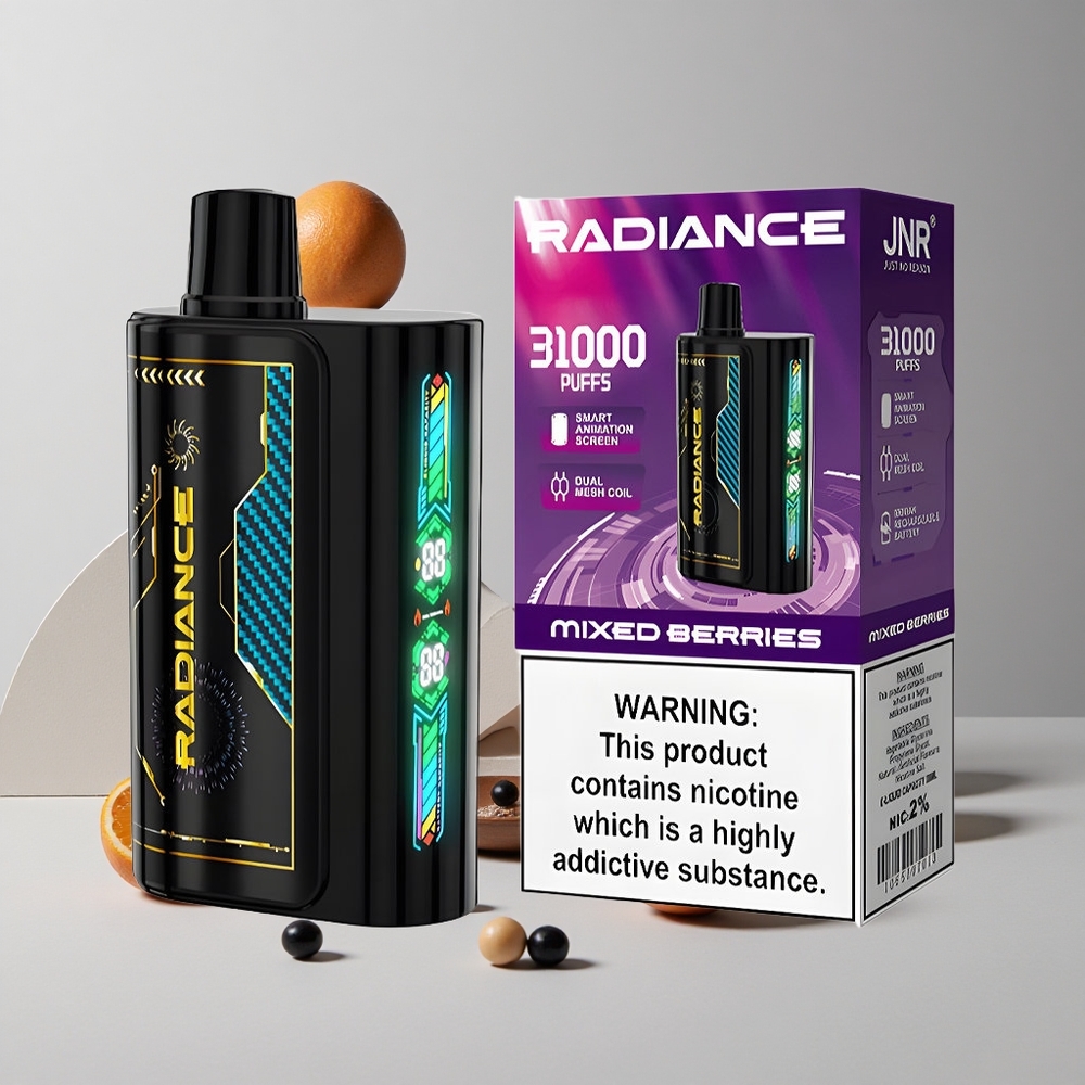 Zmes Miešaných Bobúľ JNR Radiance 31000 Fajčiek Dual Mesh Cievka veľkoobchod Slovensko