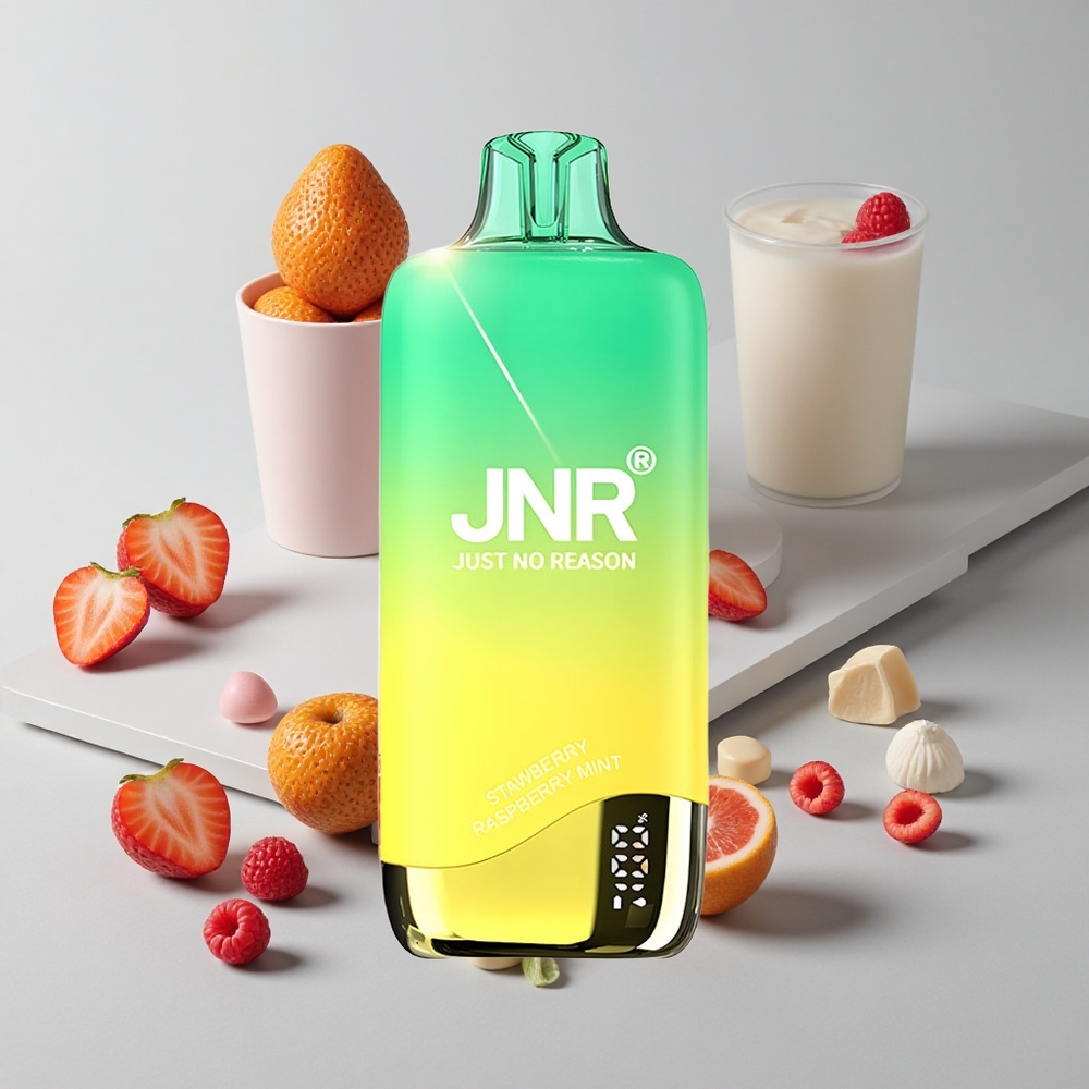 Jahoda Malina Mäta JNR Rainbow 10500 Puffs 18ml nádrž na e-kvapku veľkoobchod Slovensko