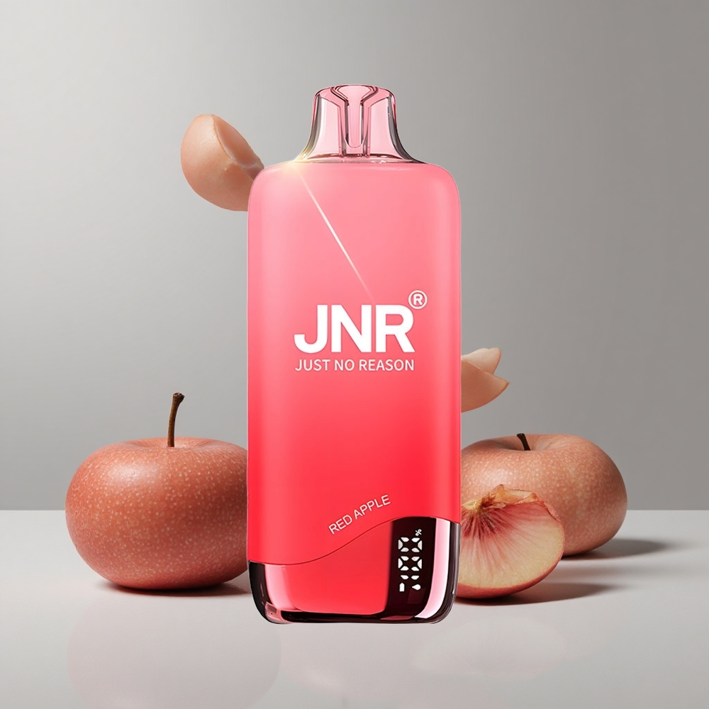 Červené jablko JNR Rainbow 10500 Puffs 18ml nádrž na e-kvapalinu 0,8ohm mriežková cievka veľkoobchod Slovensko