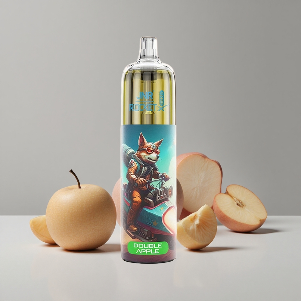 Dvojité jablko JNR Rocket-X 12400 Puffs Nastaviteľný prietok vzduchu RGB svetlá veľkoobchod Slovensko