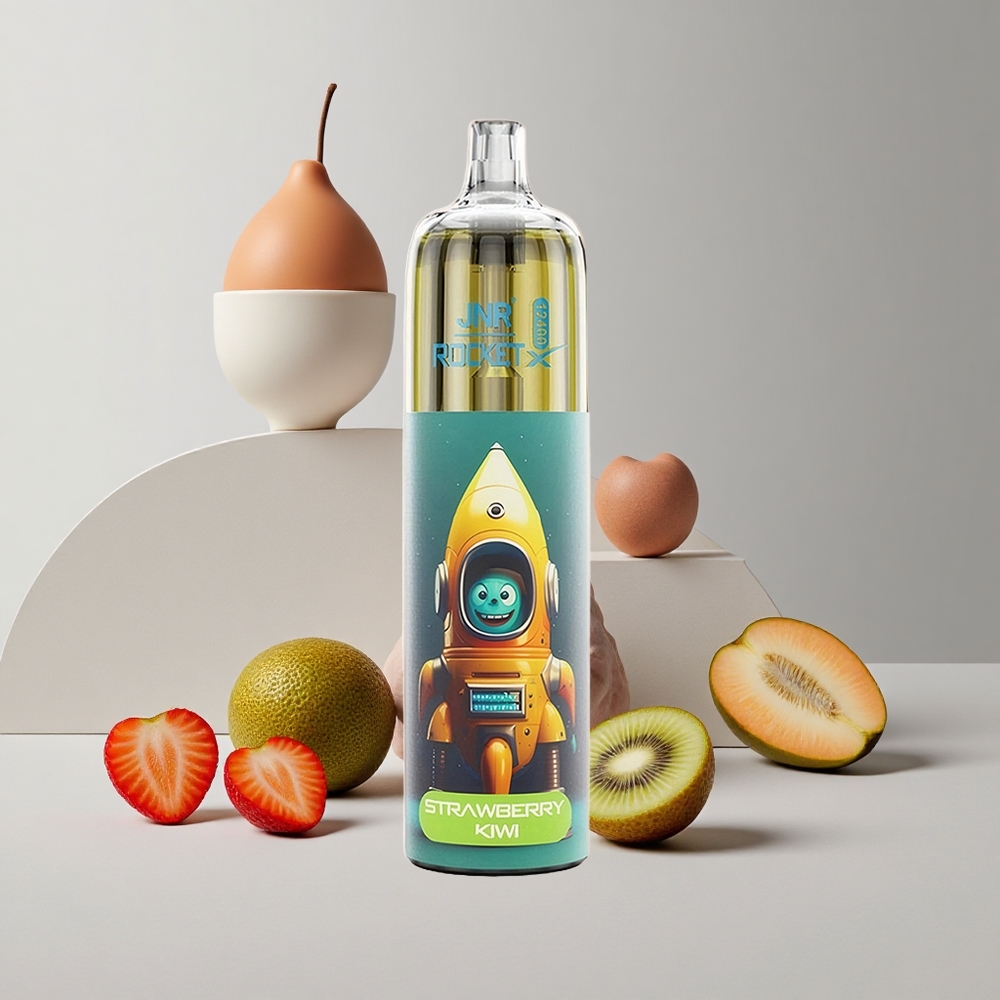 Jahoda Kiwi JNR Rocket-X 12400 Puffs Nastaviteľný Prietok Vzduchu 25ml e-Kvapalina veľkoobchod Slovensko