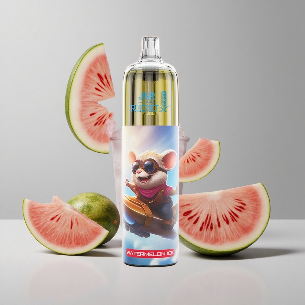 Melónový ľad JNR Rocket-X 12400 Puffs Nastaviteľný prietok vzduchu 25ml e-liquid veľkoobchod Slovensko