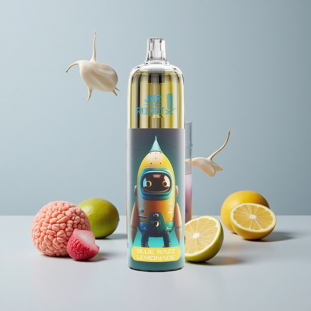 Modrá Malina Limonáda JNR Rocket-X 12400 Puffs Nastaviteľný Prietok Vzduchu 850mAh Batéria veľkoobchod Slovensko